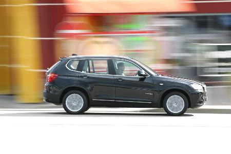 BMW X3 x-Drive 35d, Seitenansicht