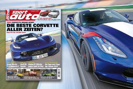 Neues Heft sport auto, Ausgabe 2/2017, Vorschau, Preview