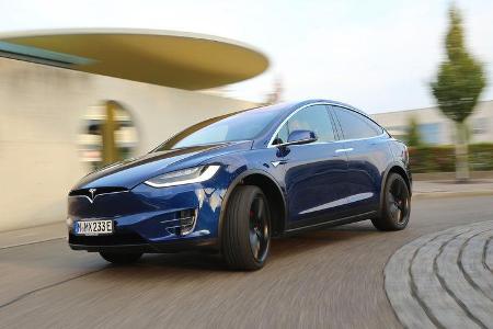 Tesla Model X P90D, Frontansicht