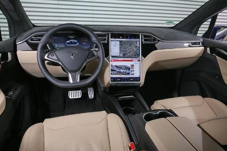 Tesla Model X P90D, Fondsitze