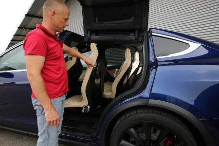 Tesla Model X P90D, Kofferraum