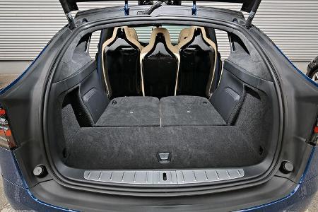 Tesla Model X P90D, Kofferraum