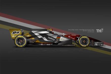 Pascal Wehrlein - F1-Autos mit Helm-Lackierung - 2016