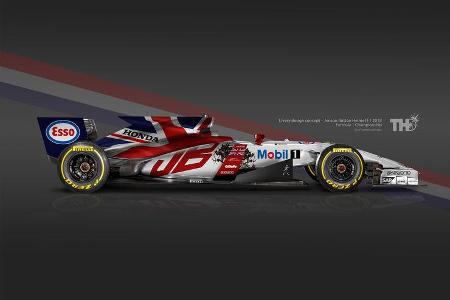 Jenson Button - F1-Autos mit Helm-Lackierung - 2016