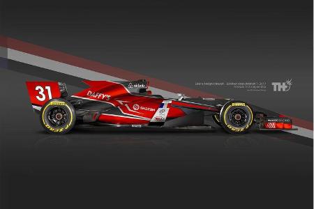 Esteban Ocon - F1-Autos mit Helm-Lackierung - 2016