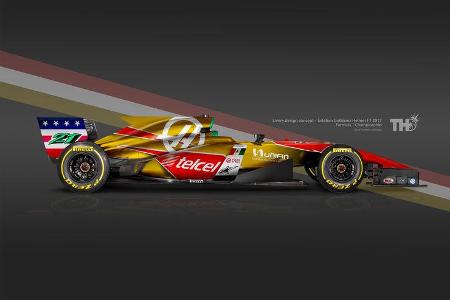 Esteban Gutierrez - F1-Autos mit Helm-Lackierung - 2016