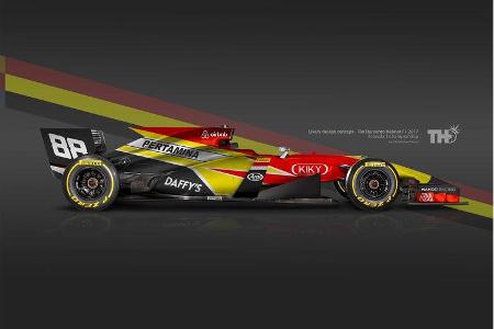 Rio Haryanto - F1-Autos mit Helm-Lackierung - 2016