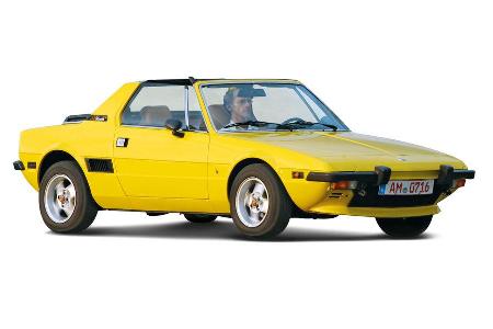 Fiat X1/9, Seitenansicht