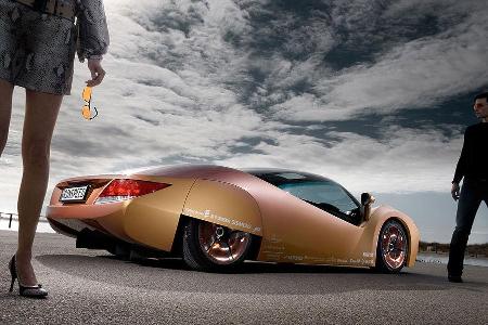 Ist der Fahrer allein unterwegs, spart die aerodynamisch günstigere Karosserieform Energie.