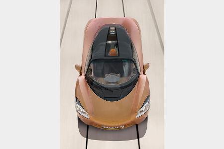 Fließende Linien kennzeichnen das Design.