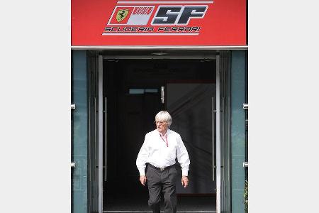 Bernie Ecclestone kam mit ganz eigenen Vorschlägen, wie z.B. Medaillen für die ersten drei Piloten.
