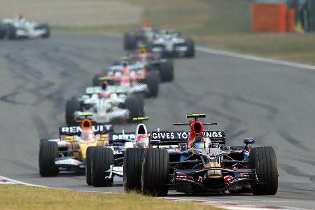 Danach sortierte sich das Feld langsam.