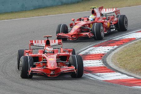 Doch trotz verbotener Stallorder verkürzte sich der Abstand zwischen den beiden Ferrari.