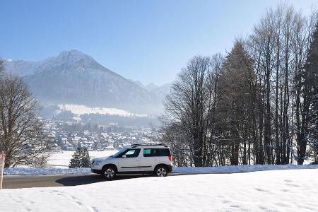 Skoda Yeti 2.0 TDI, Seitenansicht