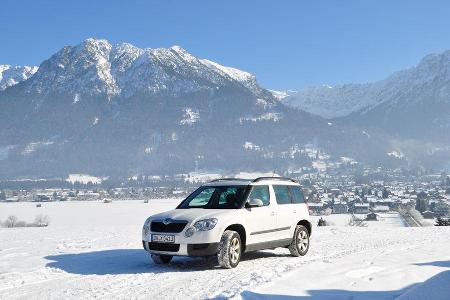 Skoda Yeti 2.0 TDI, Seitenansicht