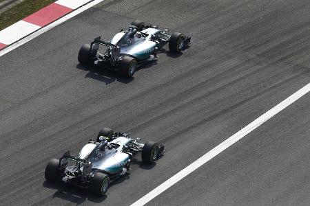 Rosberg & Hamilton - Formel 1 - GP China 2015