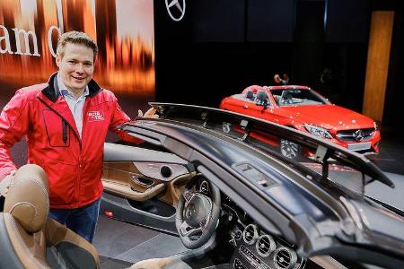 Mercedes C-Cabrio Sitzprobe Jochen Knecht