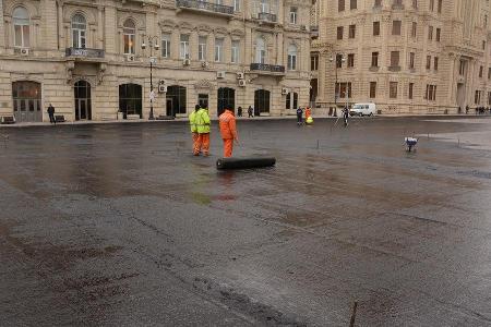 Bauarbeiten - Baku - GP Aserbaidschan 2016