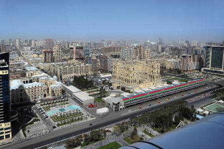 Strecke Baku - GP Aserbaidschan 2016