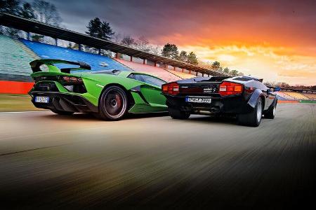 Lamborghini Aventador SVJ, Countach und Aventador