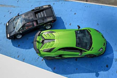 Lamborghini Aventador SVJ, Countach und Aventador