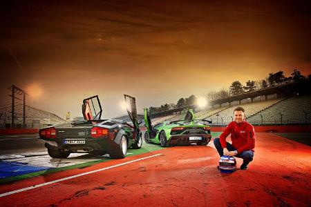 Lamborghini Aventador SVJ, Countach und Aventador