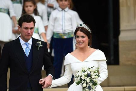 Prinzessin Eugenie beschert der Queen 2021 ein weiteres Urenkelkind. Sie ist nicht der einzige Royal, der dieses Jahr Nachwu...