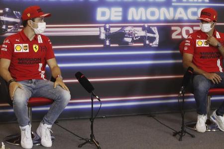 Charles Leclerc - Carlos Sainz - Ferrari - Formel 1 - GP Monaco - 19. Mai 2021