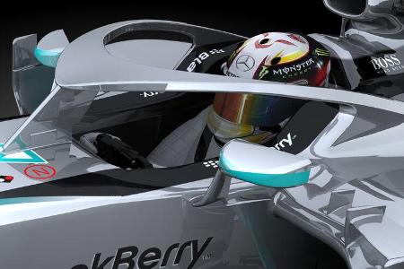 F1 Cockpitschutz - Heiligenschein - Halo-Cockpitschutz