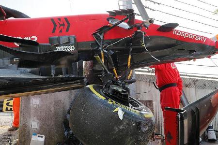 Ferrari - Unfall - Imola - 2021