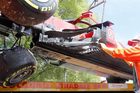 Ferrari - Unfall - Imola - 2021