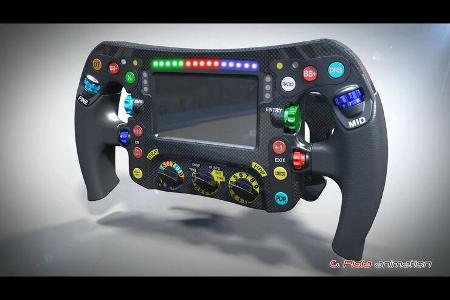 Mercedes Lenkrad 2014 - Nico Rosberg - Piola F1