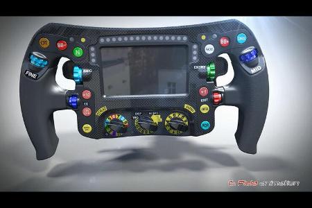 Mercedes Lenkrad 2014 - Nico Rosberg - Piola F1
