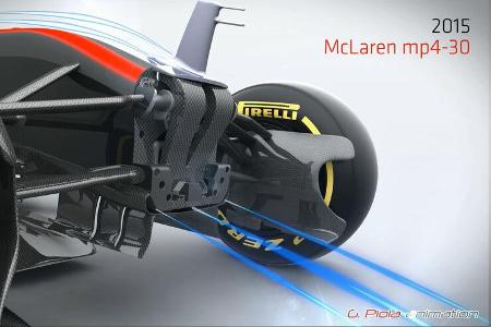 McLaren MP4-30 - Piola Animation - Formel 1 - 2015