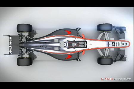 McLaren MP4-30 - Piola Animation - Formel 1 - 2015