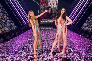 Heidi Klum (li.) hat mit Alex ihr neues Topmodel gekürt.