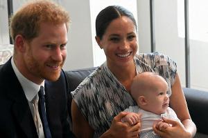 Prinz Harry, Herzogin Meghan und der kleine Archie im September 2019.