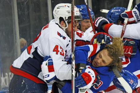 Sieg für Stützle - Raufereien in Washington