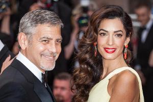 George Clooney an der Seite seiner zweiten Ehefrau Amal