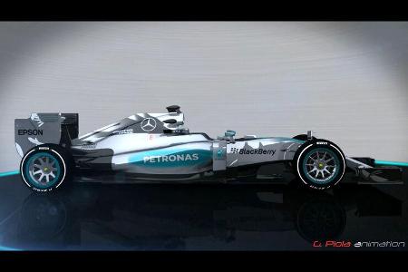 Pirelli-Reifen - 13 vs 18 Zoll - Piola Animation - F1 - 2015