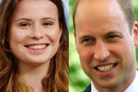 Prinz William holt Luisa Neubauer in den 