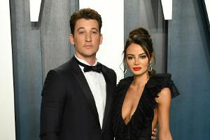 Miles Teller an der Seite seiner Frau Keleigh Sperry Teller