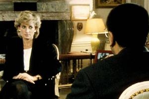 Prinzessin Diana und Martin Bashir im Interview im Jahr 1995