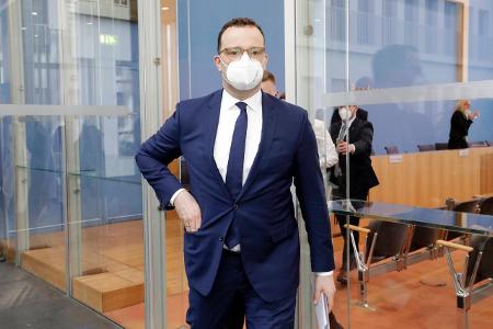 Jens Spahn, Bundesminister fuer Gesundheit, CDU, PK zu - Akt...