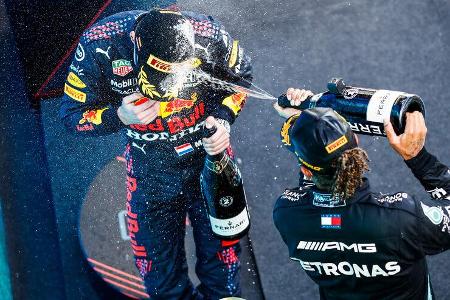 Max Verstapen - Lewis Hamilton - Formel 1 - GP Spanien 2021 - Barcelona - Rennen