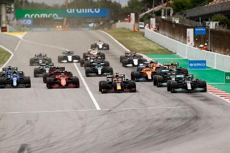 Start - Formel 1 - GP Spanien 2021 - Barcelona - Rennen