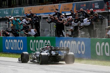 Lewis Hamilton - Mercedes - Formel 1 - GP Spanien 2021 - Barcelona - Rennen