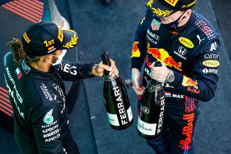 Hamilton - Verstappen - Formel 1 - GP Spanien 2021 - Barcelona - Rennen