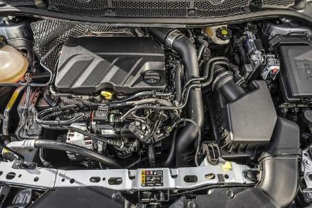 Opel Astra Facelift, Motorraum