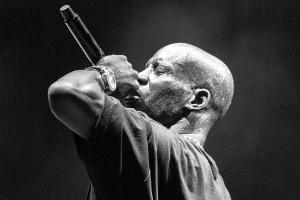 Rapper DMX während eines Auftritts
